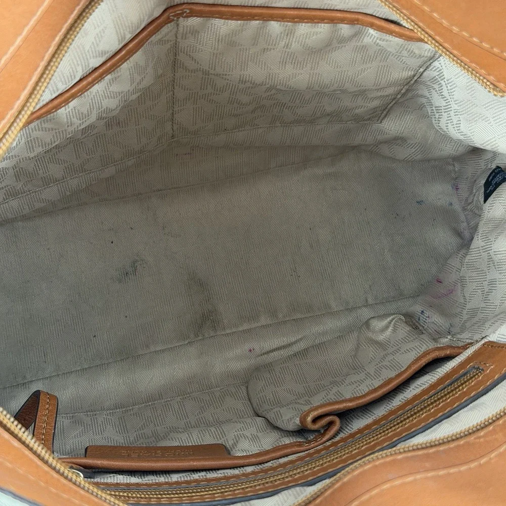 MICHAEL‎ KORS Bedford Large Pocket Vanilla Tote Bag Logo 30S0GBFT3B